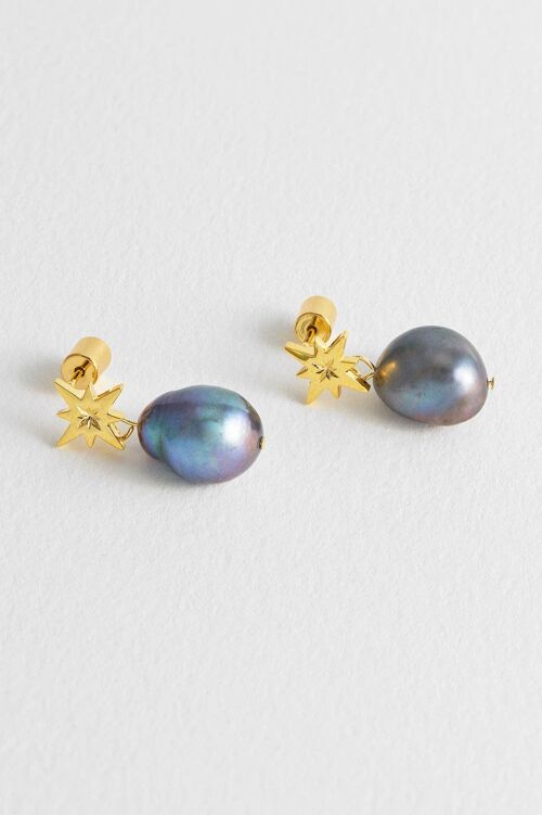 Pearl Northern Star Earrings