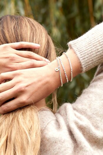 Bracelet Sienna Wildflower avec perles d'argent et Silver Wild 3