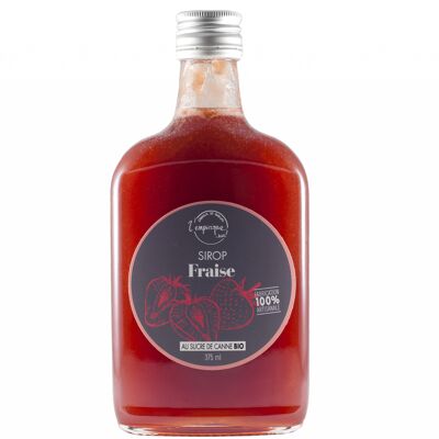 Homemade strawberry syrup 375 ml