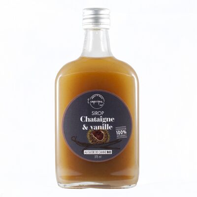 Artisanal chestnut & vanilla syrup 375 ml