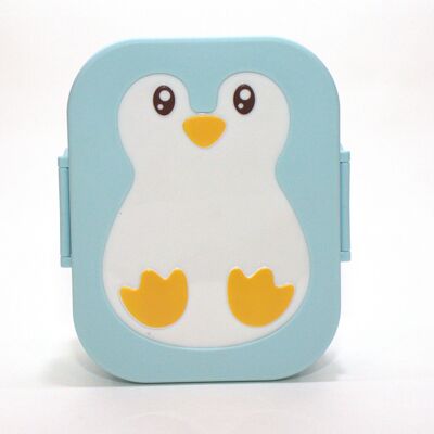 Regreso a la escuela - Regreso a la escuela - Pinguin Snack Box - Azul - Sin BPA