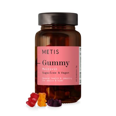 Metis Multivit Gummy - 60 gommes délicieuses
