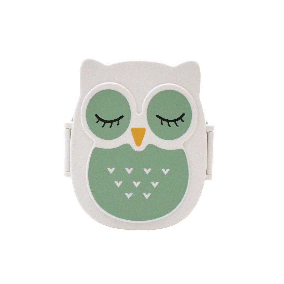 Lunch Box - Mint Owl - BPA Free - Lunch Box
