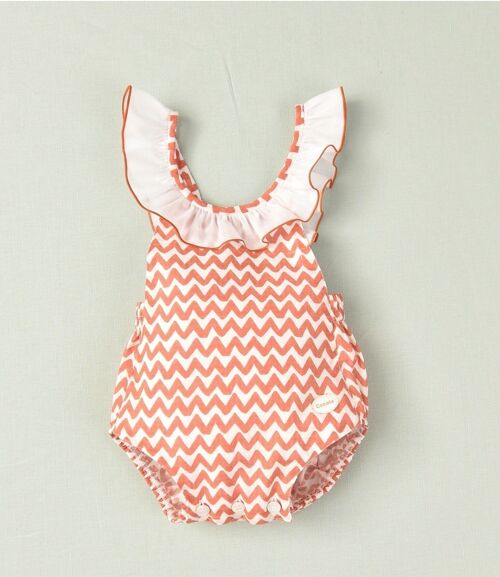 Baby's red short overall COC-45017