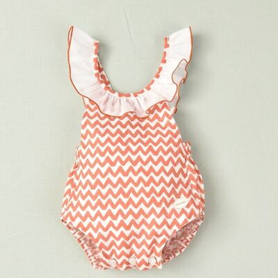 Baby's red short overall COC-45017