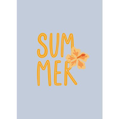 Summer Lila Postcard