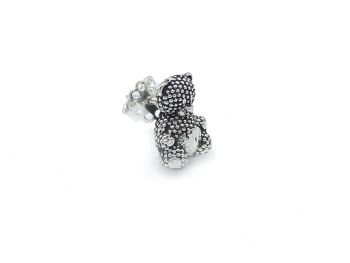 Boucle d'oreille bouton Mono Teddy Bear 2