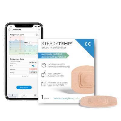 STEADYTEMP Body Temperature & Symptom Tracker