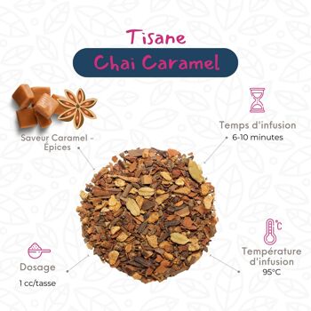 Tisane : Chaï Caramel 50g 2