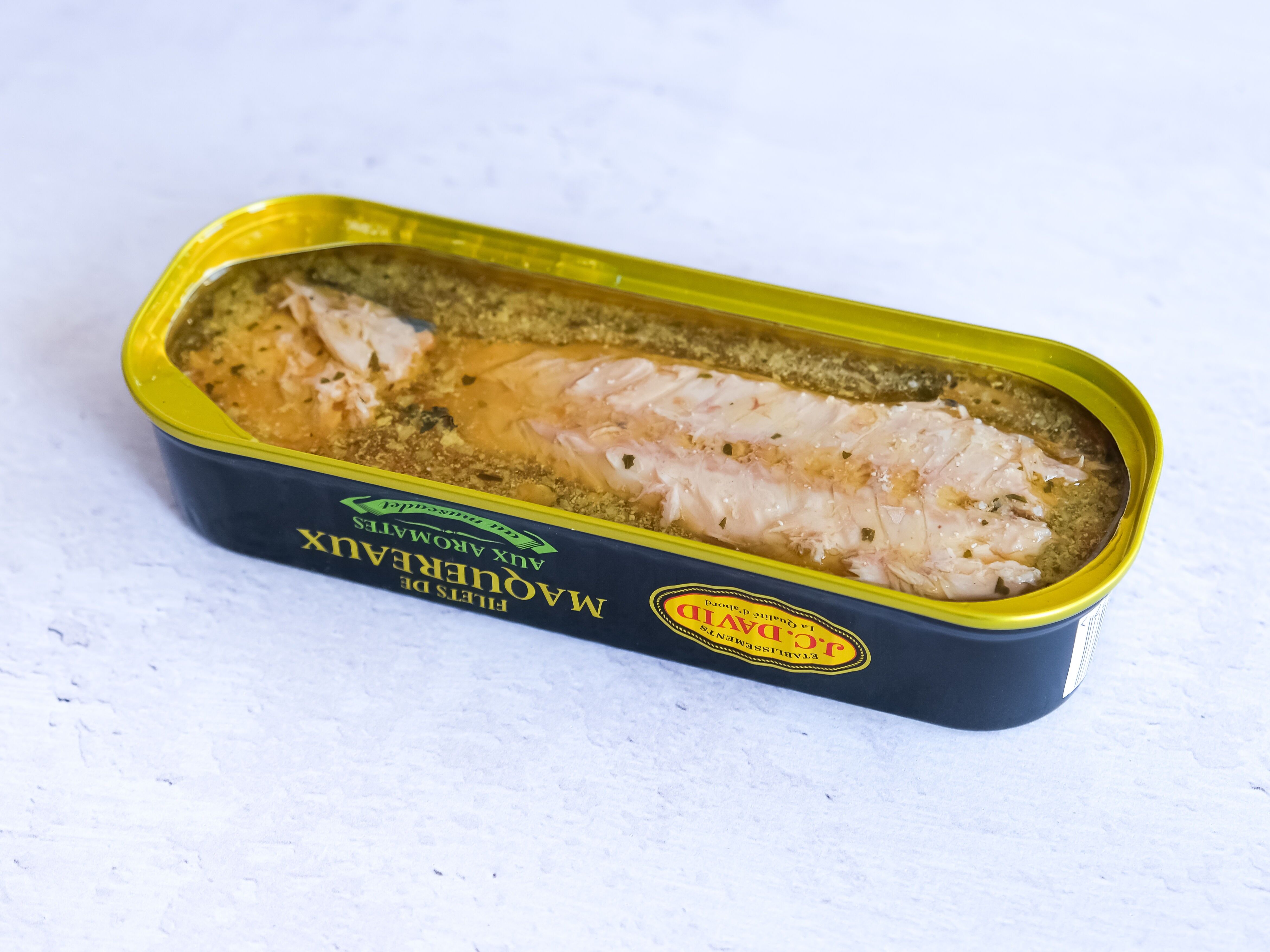 Mackerel Fillets with Muscadet and herbs - 176g