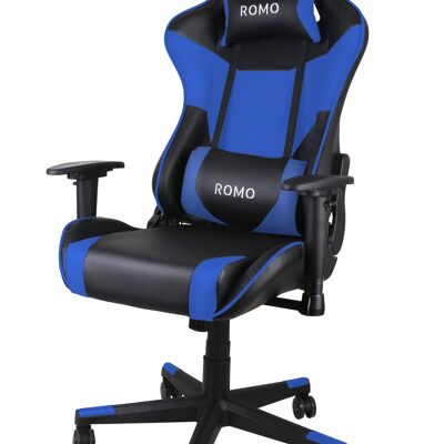 Blauer Gaming-Stuhl