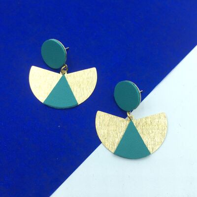 Pendientes ewa turquesa