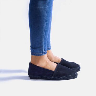 Navy Suede Macha