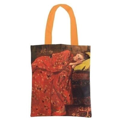 Cotton Bag Luxe, Breitner, Ragazza in kimono rosso