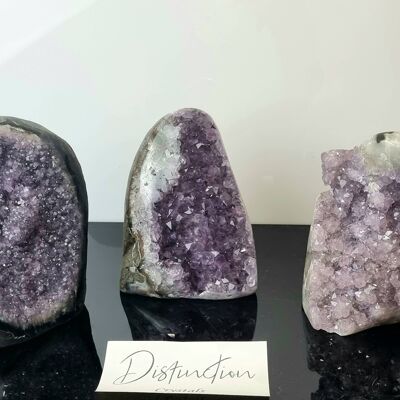 Polierte Amethyst-Geode aus Uruguay B 1,1 - 1,3 kg