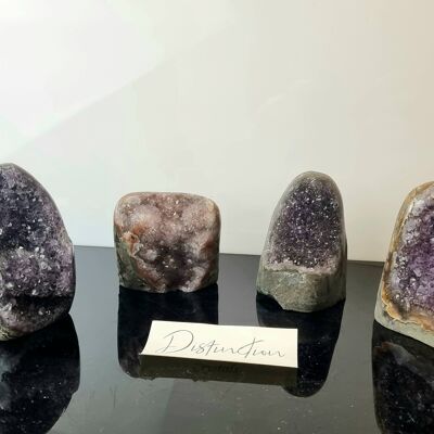 Uruguayischer polierter Amethyst Geode C 451-600g