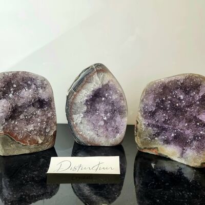 Uruguayischer polierter Amethyst Geode C 901-1,1 kg