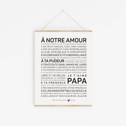 Affiche Papa - A2