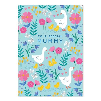 A la tarjeta del Día de la Madre de una mamá especial