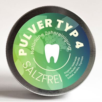 SCHETTLER's tooth cleaning powder - powder type 4 - salt-free