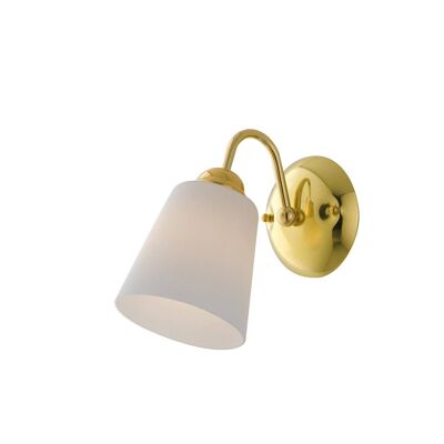 Wall light 1162 in metal and blown glass (1XE14)-I-1162/AP GOLD