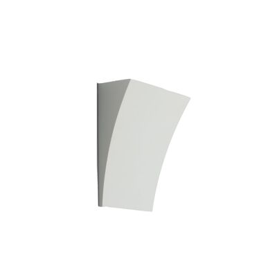 ALMA wall light in paintable white plaster with upward lighting (2xG9)
