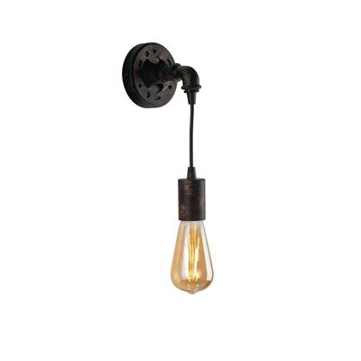AMARCORD wall light in industrial style aged metal-I-AMARCORD-AP1