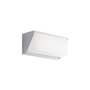 Applique d'extérieur LED angulaire Luxon, en aluminium anthracite ou blanc gaufré-LED-W-LUXON ANT 2
