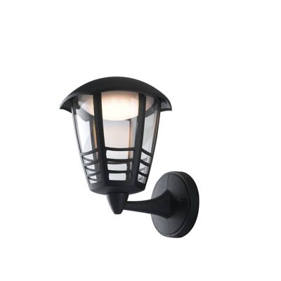 Aplique de exterior LED Cloe de aluminio inyectado con difusor de policarbonato-LANT-CLOE/AP1A