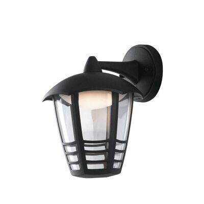 Applique lanterna LED Cloe per esterni in alluminio pressofuso con diffusore in policarbonato-LANT-CLOE/AP1B