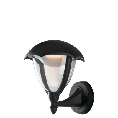Applique lanterna LED Megan per esterni in alluminio con diffusore in policarbonato-LANT-MEGAN/AP1A
