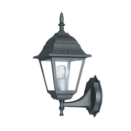 Applique lanterna Roma per esterni in alluminio pressofuso con diffusore in vetro (1xE27)-5