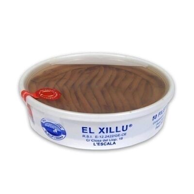 Anchovy fillet (50 large fillets) 650gr. Anxoves El Xillu.