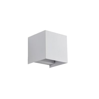 Alfa LED outdoor wall light in corten aluminum, white or anthracite-LED-W-ALFA-20M BCO