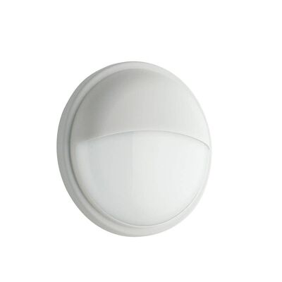 Applique LED Ever rotonda con palpebra-LED-EVER-LP BCO