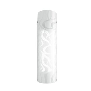 Applique LED Jasmine en verre blanc décoré, lumière naturelle-I-JASMINE/AP26 1