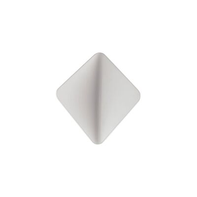 KITE 6W rhombus LED wall light in lacquered aluminum, natural light-LED-W-KITE BCO