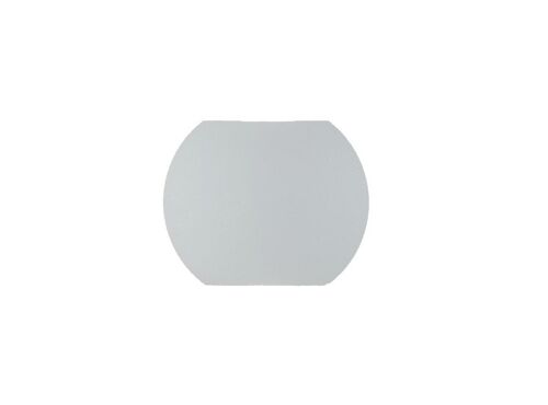 Applique LED Miura per esterni, in alluminio bianco goffrato ultrasottile-LED-W-MIURA/6W