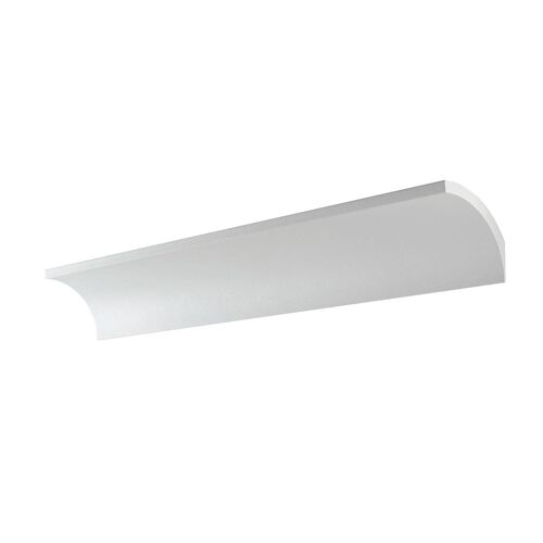 Applique LED MUSTANG a veletta in alluminio bianco, luce naturale-LED-W-MUSTANG-600