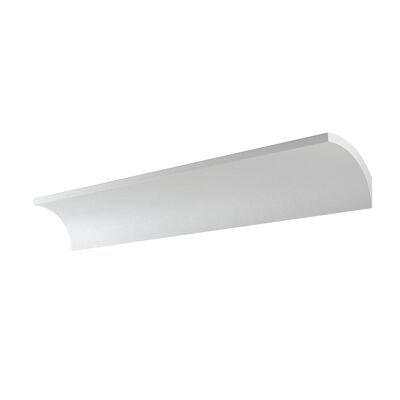 MUSTANG LED wall light in white aluminum, natural light-LED-W-MUSTANG-600