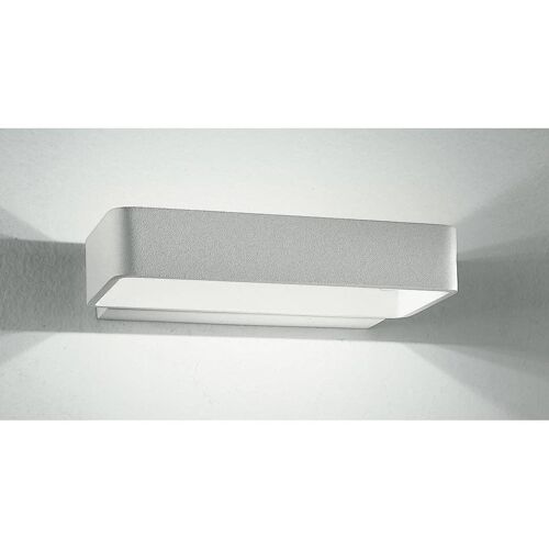 Applique LED OMEGA 5,5W in alluminio bianco con luce biemissione, luce naturale-LED-W-OMEGA BCO