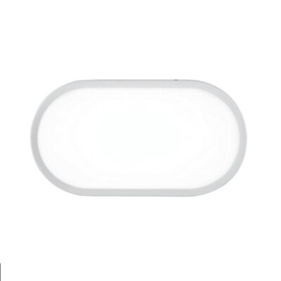 Oval Shelly LED wall light in polycarbonate for outdoor use-LED-SHELLY-SC BCO