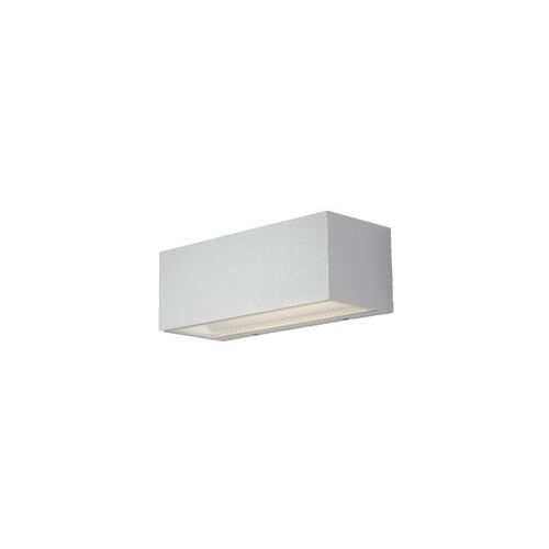 Applique LED Twin per esterni in alluminio, luce naturale a doppia emissione, disponibile in antracite, bianco o nickel spazzolato-LED-W-TWIN-M BCO