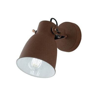 LEGEND wall light with adjustable diffuser with white interior (1XE27)-I-LEGEND-AP1 BRO