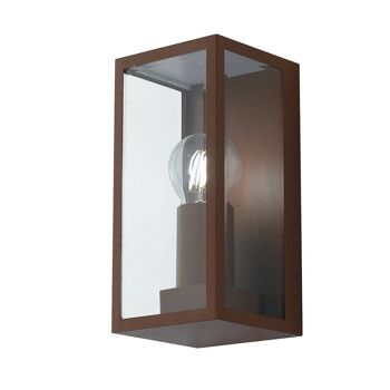 Applique Mondrian en métal avec diffuseur en verre (1xE27)-I-MODNRIAN-AP BRO 1