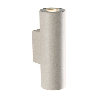 Portland outdoor wall light in white concrete with double emission light (2XGU10)-I-PORTLAND-AP2 BCO
