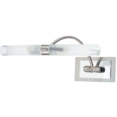 Aplique Q1 de metal con difusor de cristal satinado-SPOT-Q1