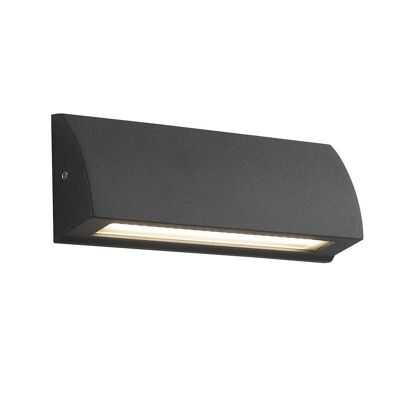 Applique segnapassi LED SHELBY in alluminio antracite con luce verso il basso, luce naturale-LED-W-SHELBY-170