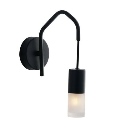 Spider wall light in anthracite metal with satin acrylic diffuser (1XG9)-I-SPIDER-AP