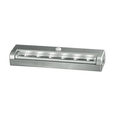 Sonar silver LED bar under wall unit with adjustable motion sensor 6x0,45W, natural light
